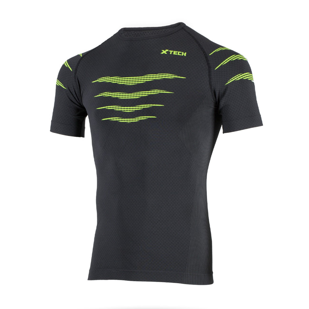 XTECH MAGLIA TECNICA FALCON GRIGIO GIALLO
