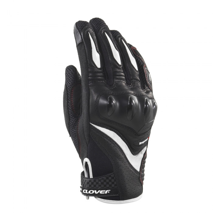 CLOVER GUANTI RAPTOR-3 NERO-BIANCO