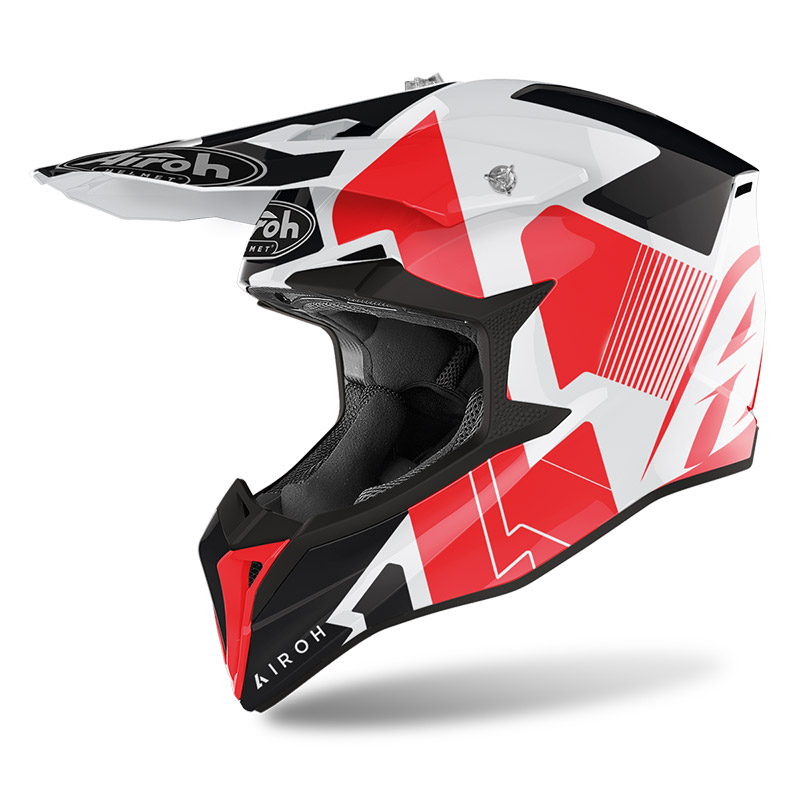 AIROH WRAAP RAZE RED GLOSS