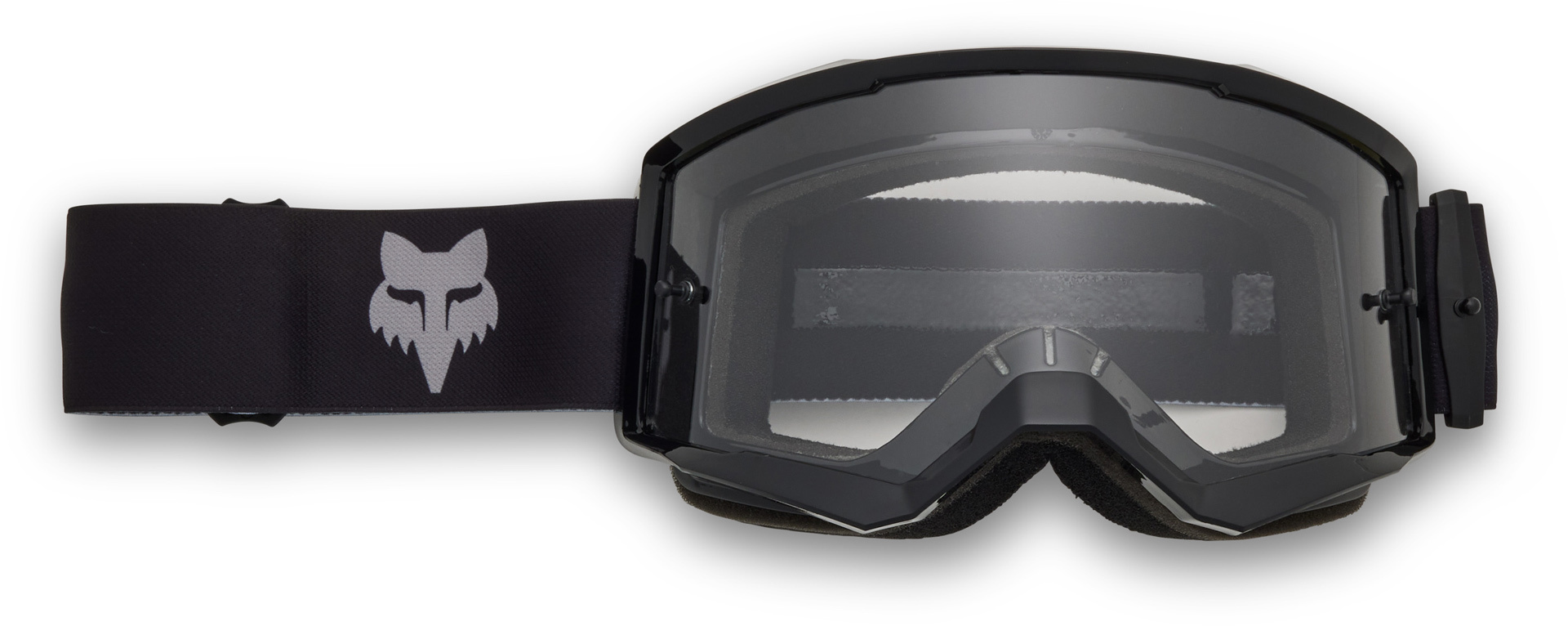 FOX MASCHERA MAIN BLACK LENTE TRASPARENTE