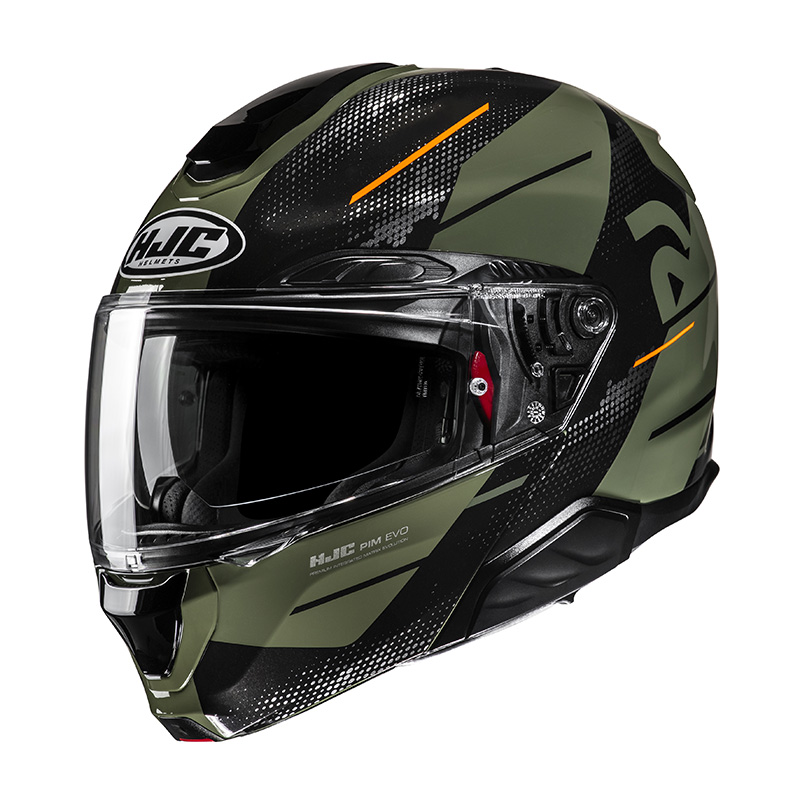 HJC CASCO MODULARE RPHA91 BLAT VERDE