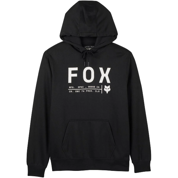FOX FELPA CON CAPPUCCIO NON STOP BLACK