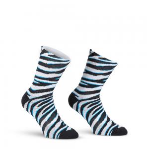 XTECH XT315 CALZE TECNICA ZEBRA AZZURRO
