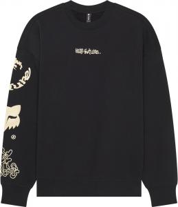 FOX FELPA GIROCOLLO HELLO FUTURE BLACK