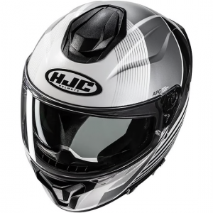 HJC CASCO INTEGRALE C71 MORIX BIANCO GRIGIO GLOSS