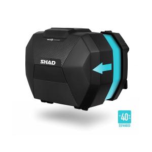 SHAD VALIGIE LATERALI ESPANDIBILI SH38X CARBON
