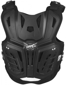 LEATT CHEST PROTECTOR 4.5 BLACK WHITE