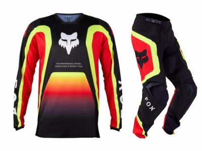 FOX 180 YOUTH BALLAST COMPLETO CROSS BLACK RED