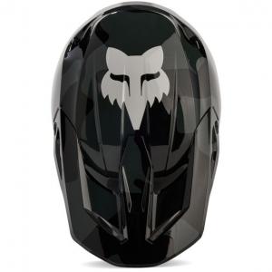 FOX CASCO V1 BNKR BLACK CAMO GLOSS