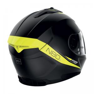 NOLAN N80.8 STAPLE N-COM FLAT BLACK YELLOW