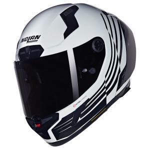NOLAN X-804 RS ULTRA CARBON ALA METAL WHITE BLACK
