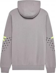 FOX FELPA CON CAPPUCCIO SHIELD GRAY