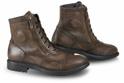 FALCO STIVALI PELLE VINTAGE AVIATOR MARRONE