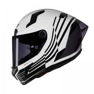 NOLAN X-804 RS ULTRA CARBON ALA METAL WHITE BLACK