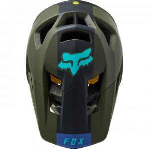 FOX CASCO MTB PROFRAME HELMET BLOCKED OLIVE GREEN