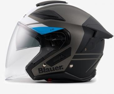 BLAUER CASCO JET JJ-01 MATT TITANIUM