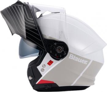 BLAUER CASCO FLIP-UP NOAH WHITE GREY GLOSSY
