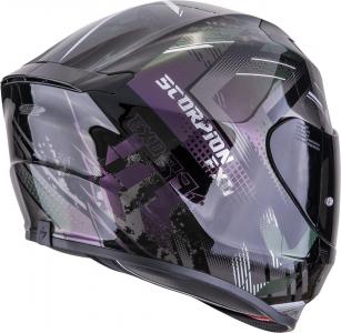 SCORPION CASCO EXO-391 CLUTTER  BLACK-CHAMELEON