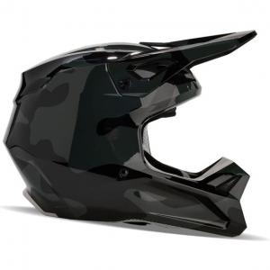 FOX CASCO V1 BNKR BLACK CAMO GLOSS
