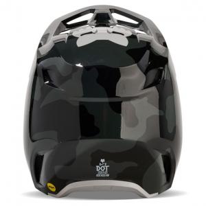 FOX CASCO V1 BNKR BLACK CAMO GLOSS