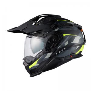 CASCO ENDURO NEXX X.WED3 TRAILMANIA GRIGIO GIALLO MT