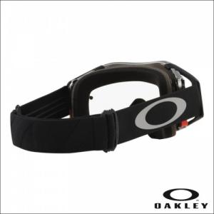 OAKLEY AIRBRAKE MX TUFF BLOCKS BLACK GUNMETAL - Lens Clear