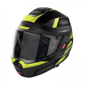 NOLAN N120-1 SUBWAY N-COM FLAT BLACK YELLOW