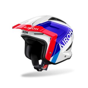 AIROH CASCO TRIAL TRR 2  HUNT BLUE RED GLOSS