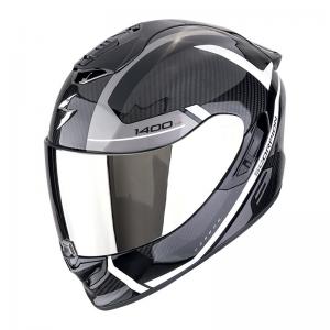 SCORPION EXO-1400 2 CARBON AIR BLACK SILVER WHITE