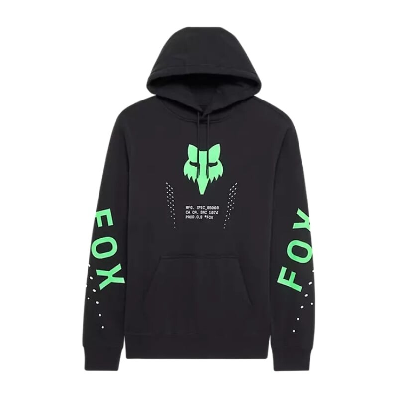 FOX FELPA CON CAPPUCCIO SHIELD BLACK