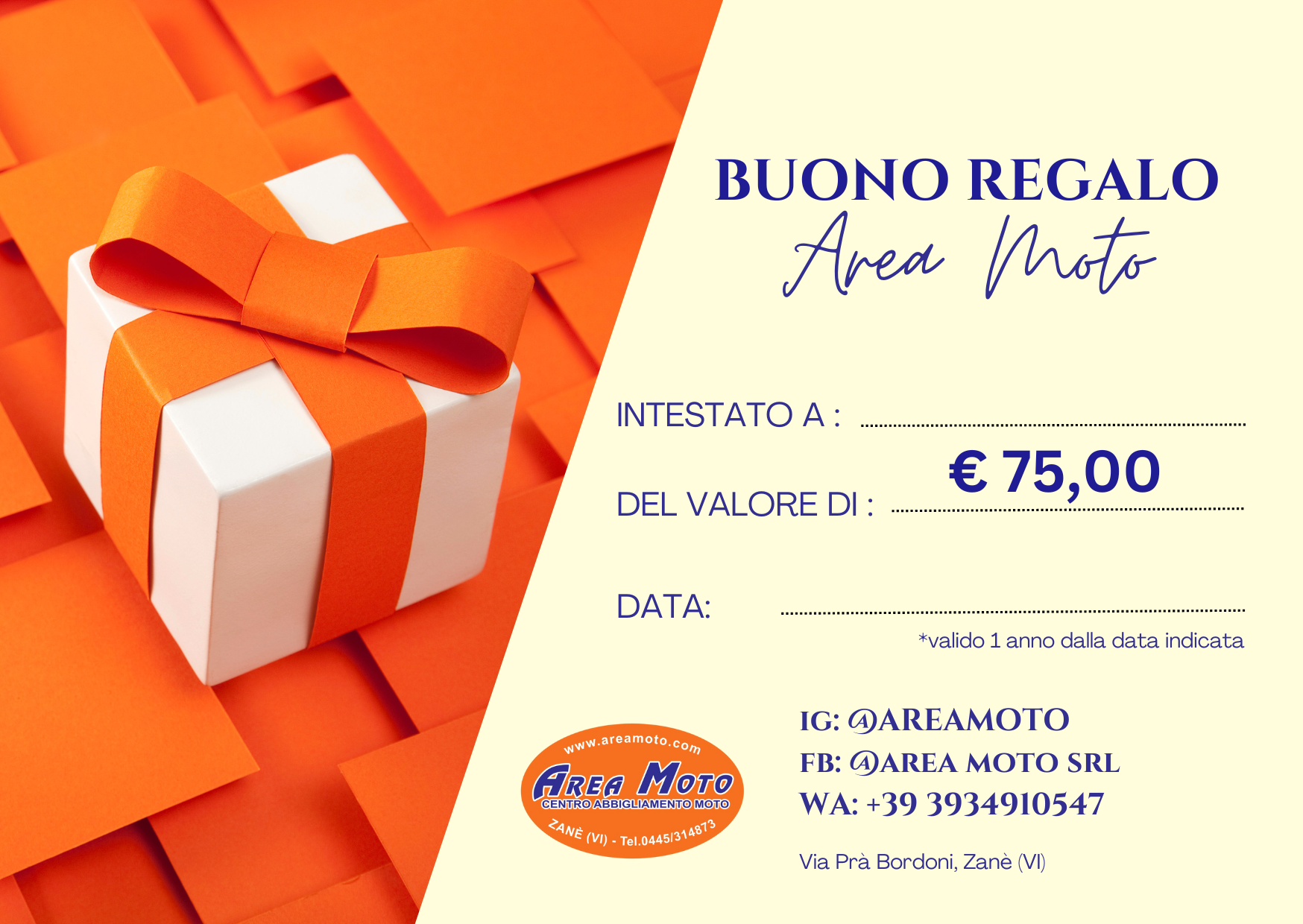 BUONO REGALO €75,00